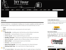 Tablet Screenshot of diy-fever.com